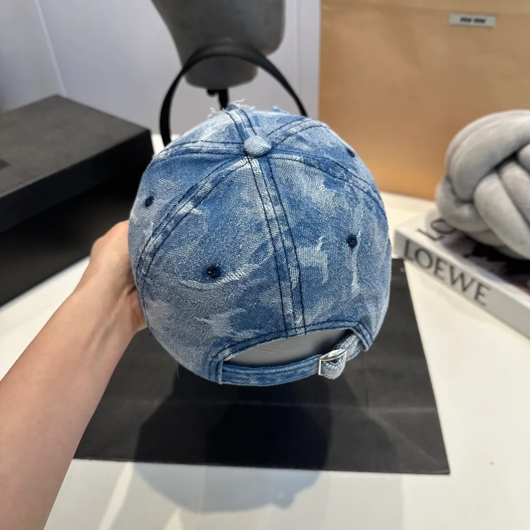 P70 Croxin's new high-quality washed denim baseball cap, high-end customized version! The same style as the internet celebrity fashion blogger! Wall crack recommended! Great quality! Head circumference 57cm